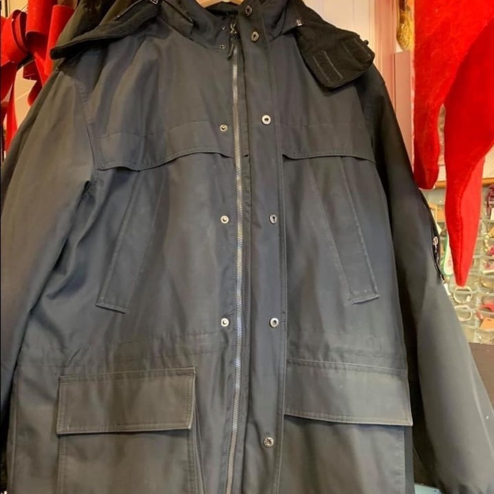 Weatherproof Black Multi-Layered Jacket With Deta… - image 1